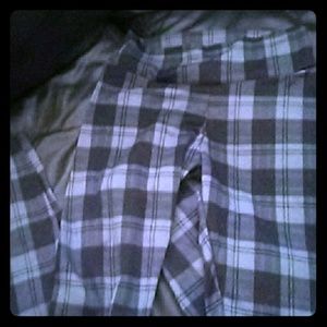 Plaid leggings